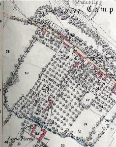 The eastern part of Lower End in 1880